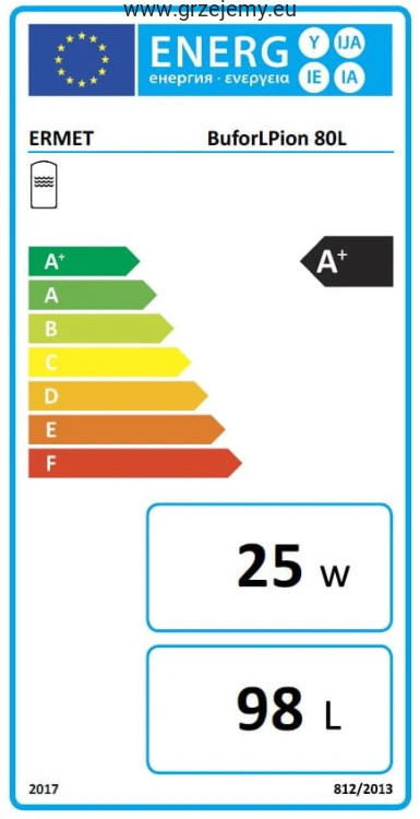 ETYKIETA ENERGET BUFOR L 80 L ERMET.JPG